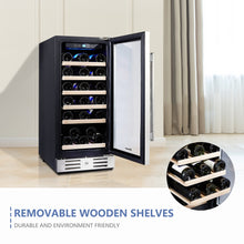 Kalamera 15'' Built-in 30 Bottle Wine Cooler