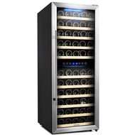 Kalamera 73 Bottle Compressor Dual Zone Wine Cooler