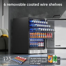 Kalamera 24" Built-in 175 Can Beverage Refrigerator
