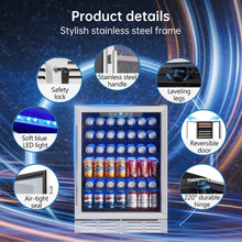 Kalamera 24" Built-in 175 Can Beverage Refrigerator