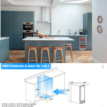 Kalamera 15” Built-in 96 Can Beverage cooler
