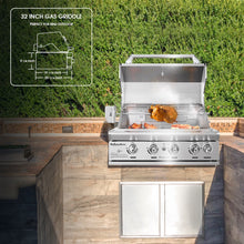 Kalamera built-in 4-burner Outdoor S/S Grill K-kitchen Series Product description: