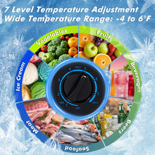 Kalamera 3.5 Cu.ft compact deep freezer freestanding for home/apart with lowest -4℉