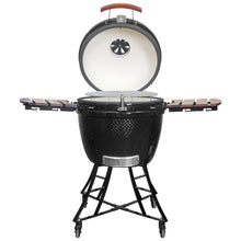Kalamera 21” Ultimate Outdoor Ceramic Grill Kamado with Cart and Side-wings