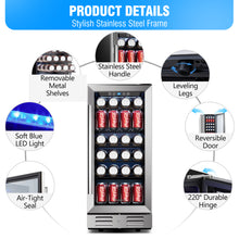 Kalamera 15” Built-in 96 Can Beverage cooler