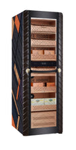 Afidano 2500 Ct Cigar Humidor Electric, Temperature and Humidity Control and Spanish Cedar Drawers