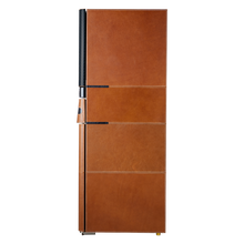 Afidano 2200 Ct Cigar Humidor, Temperature and Humidity Control with Classic Leather and Spanish Cedar Drawers