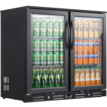 Kalamera two-door 7.3cu.ft back bar undercounter commercial beverage cooler