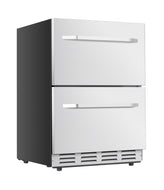 Kalamera 5.1 cu.ft 24-inch Wide Dual Drawer Built-In Beverage Center