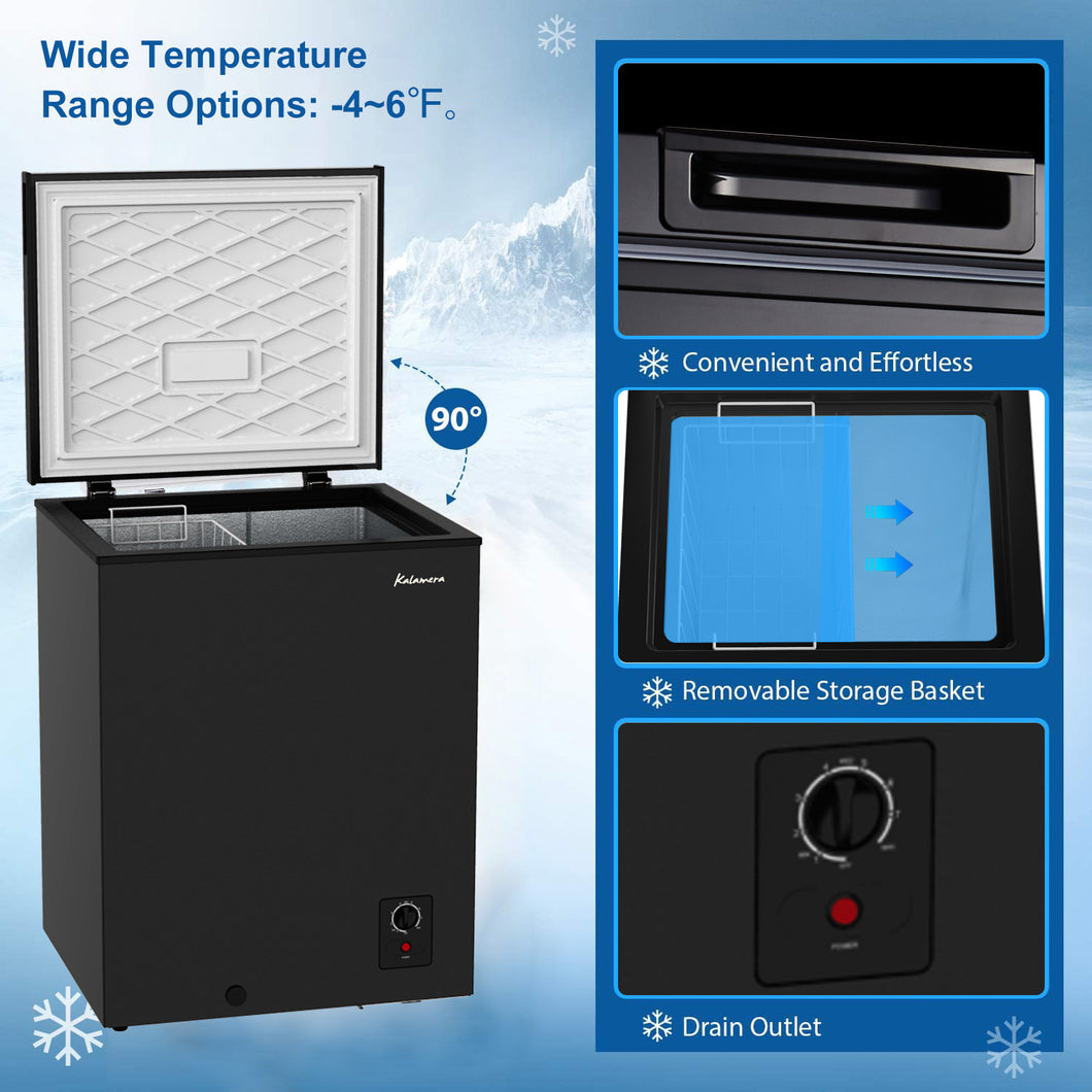 5.0 Cubic Feet Chest Freezer with Removable Basket  