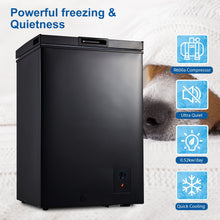 Kalamera KCF-150 5.0 Cu.ft compact deep freezer freestanding for home/apart with lowest -4℉