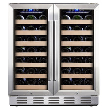 Kalamera 30''  Dual Zone Built-in Wine Cooler 66 Bottle
