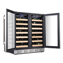 Kalamera 30''  Dual Zone Built-in Wine Cooler 66 Bottle