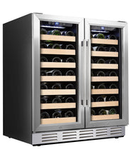 Kalamera 30''  Dual Zone Built-in Wine Cooler 66 Bottle