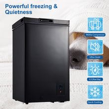 Kalamera 3.5 Cu.ft compact deep freezer freestanding for home/apart with lowest -4℉