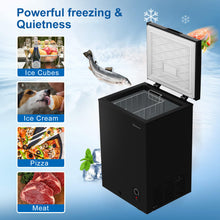 Kalamera 3.5 Cu.ft compact deep freezer freestanding for home/apart with lowest -4℉